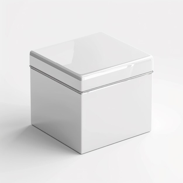 a white box with a white lid that says  reusa  on the bottom