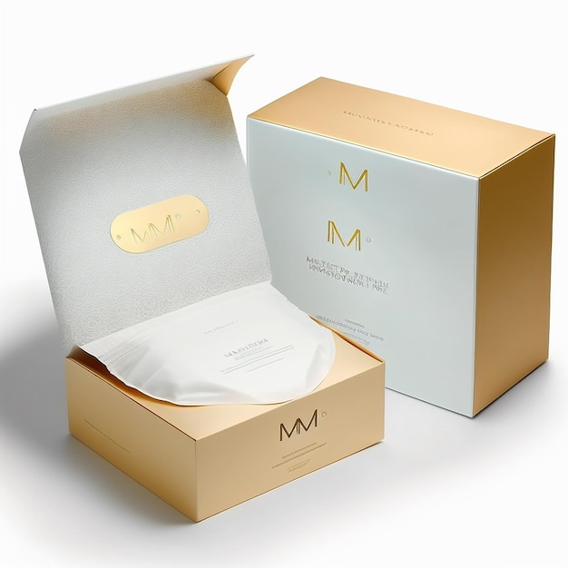 A white box with the word m on it