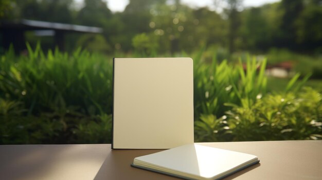 White Box on Wooden Table