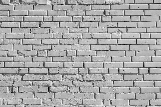 White brick building wall. Interior of a modern loft. Background for design.