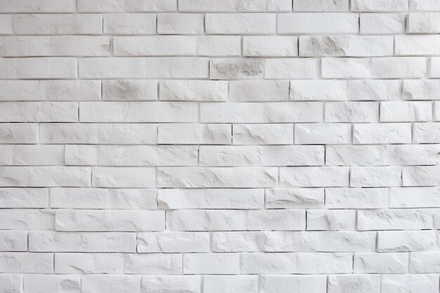 Of a white brick wall abstract background