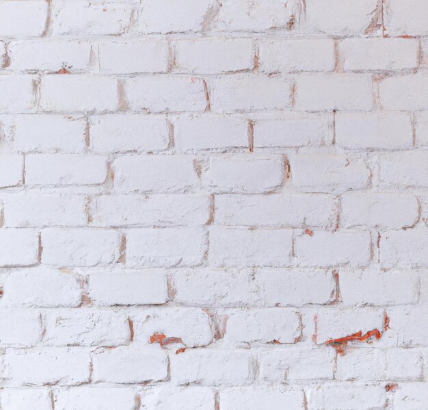 White brick wall background AI