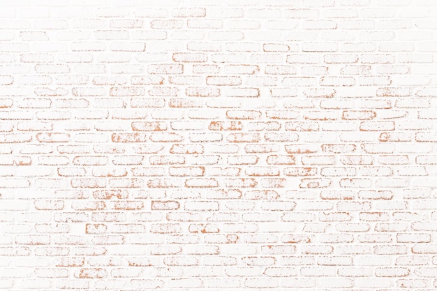 Photo white brick wall background brickwork texture with peeling paint