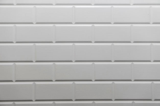 Photo white brick wall background texture close up shot