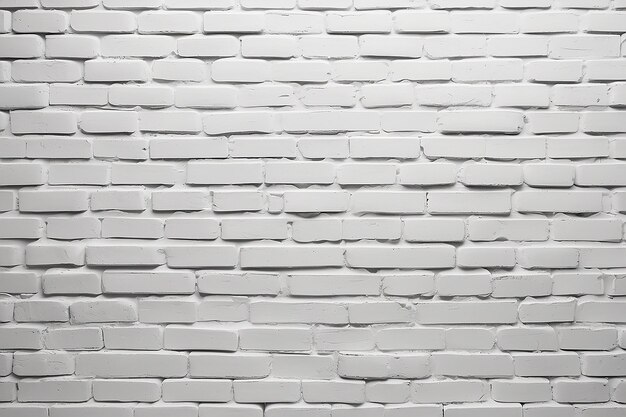 Photo white brick wall background