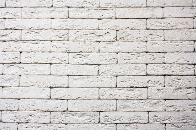 Premium Photo | White brick wall, background