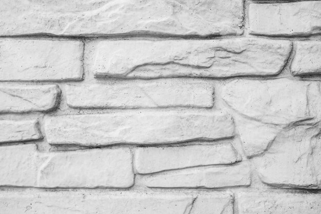 White brick wall background