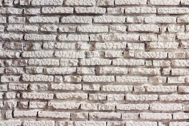 White brick wall background