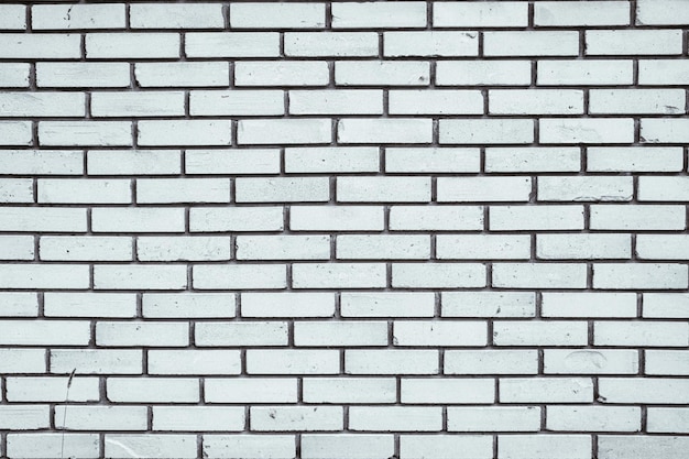 White brick wall background