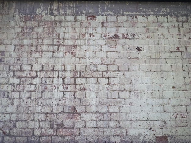 White brick wall background