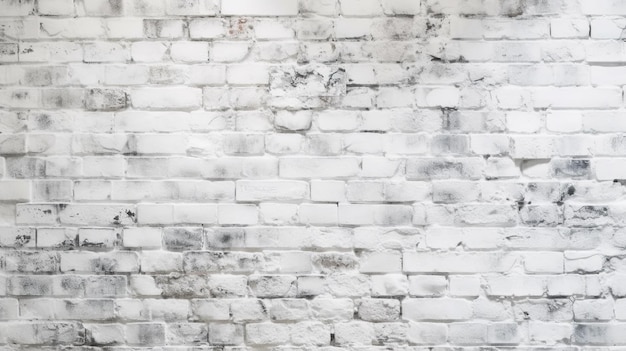 White brick wall background