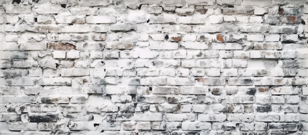 White brick wall background