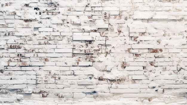 White brick wall background