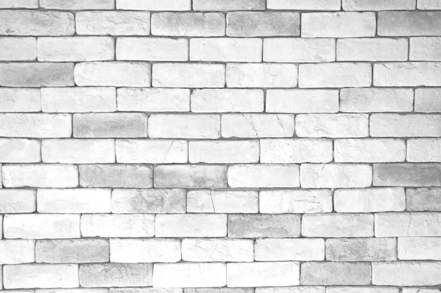 White brick wall background