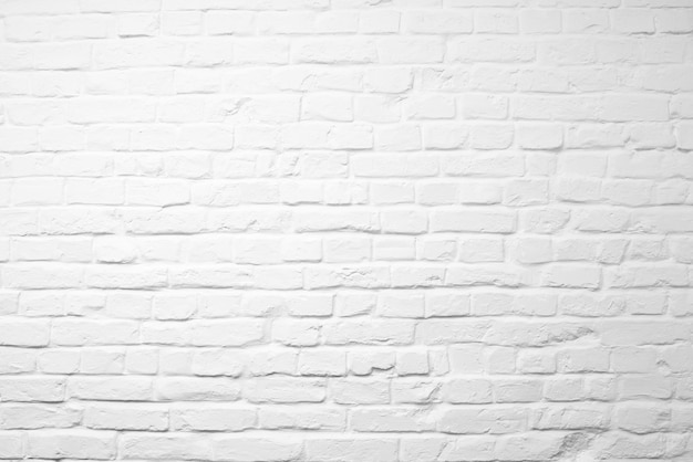 White brick wall can be used for background