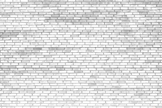 Photo white brick wall, old surface texture of stone blocks