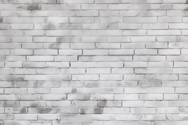 White Brick Wall Texture Ai generative