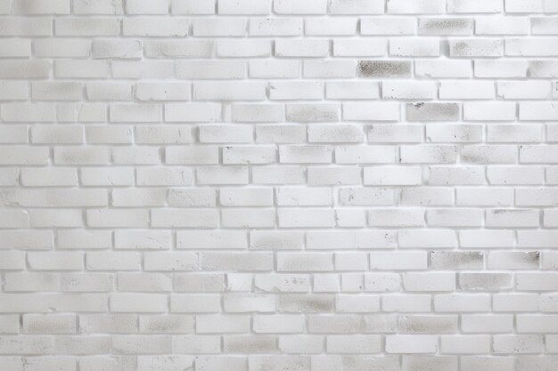 White Brick Wall Texture Ai generative