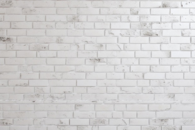 White Brick Wall Texture Ai generative