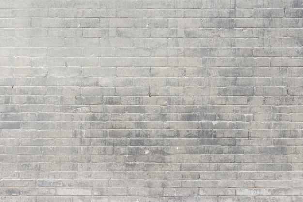 White brick wall texture background.