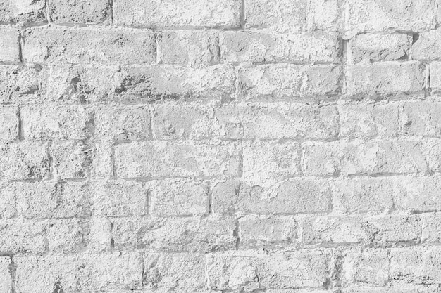 White brick wall texture / white abstract background, vintage\
brick wall building