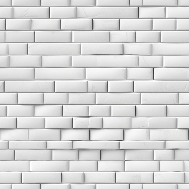 A white brick wall with a white brick pattern.