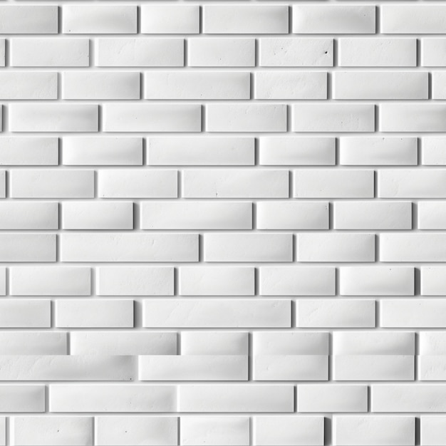 흰색 벽돌 벽이 있는 흰색 벽돌 벽.