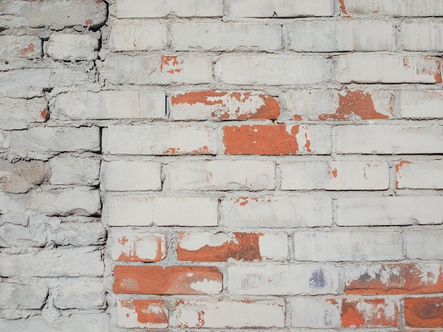 White brick wall