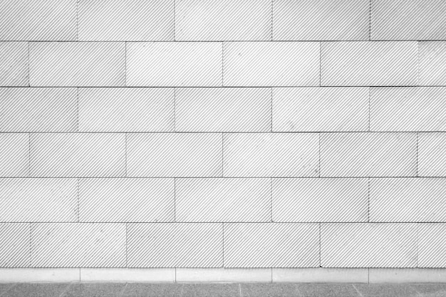 Photo white brick wall