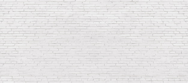 Photo white brick wall