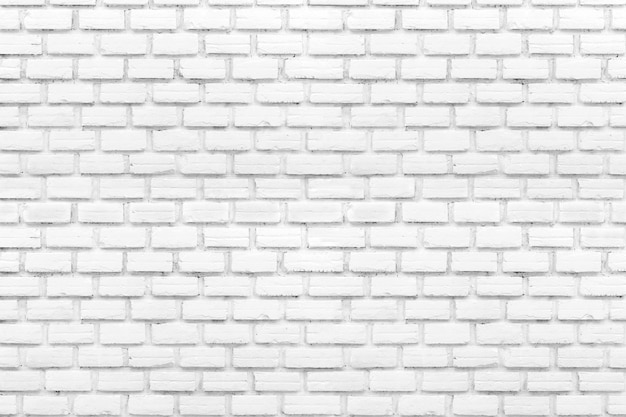 white bricks wall background