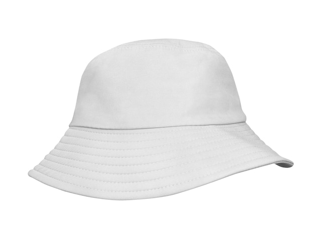 белая шляпа изолирована на белом фоне