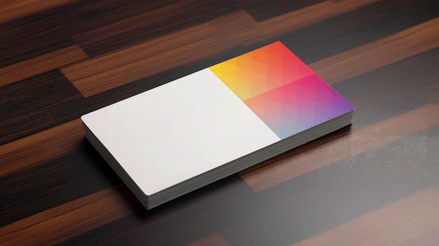 white Business Card Mockup