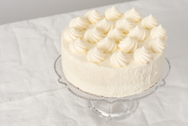 white cake