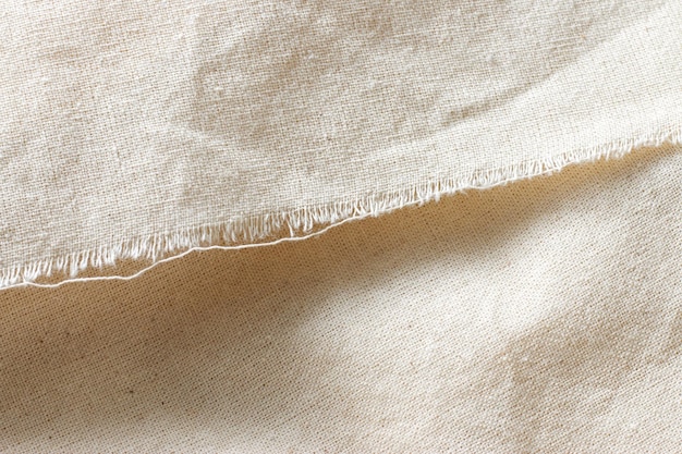 White calico fabric cloth background texture