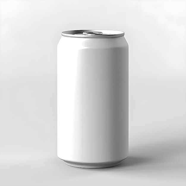 Photo a white can that has the word 