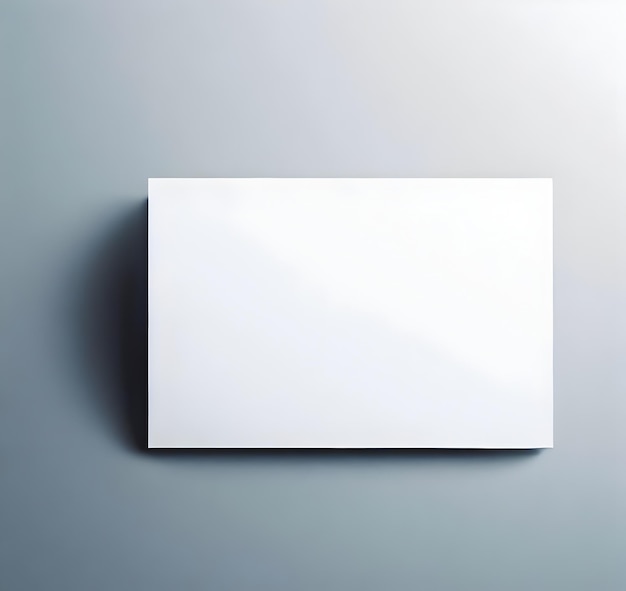 A white card