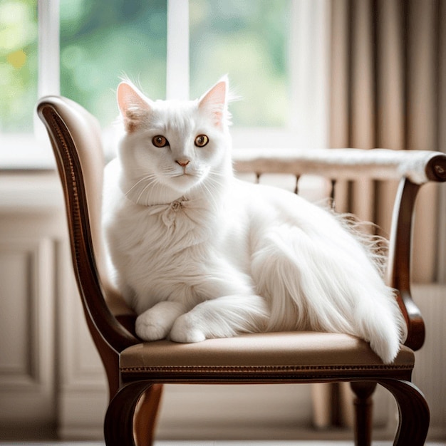 white cat