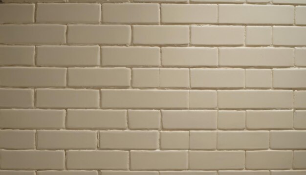 Foto piastrelle di mattoni di ceramica bianca per la progettazione della parete di sfondo