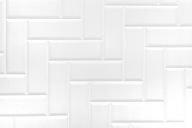 White ceramic brick tile wall,modern abstract texture background.