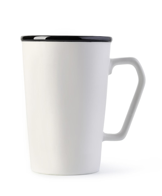 White ceramic mug