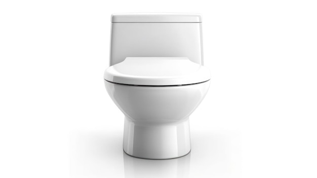 White Ceramic Toilet Bowl