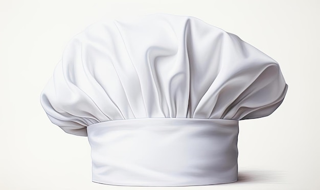 a white chef or hat isolated over a background