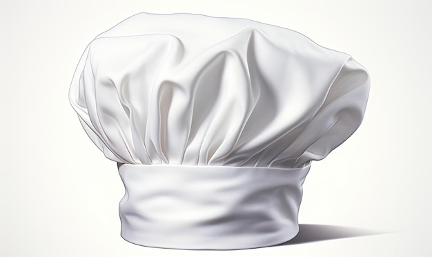 a white chef or hat isolated over a background