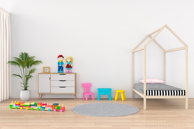 white child room interior