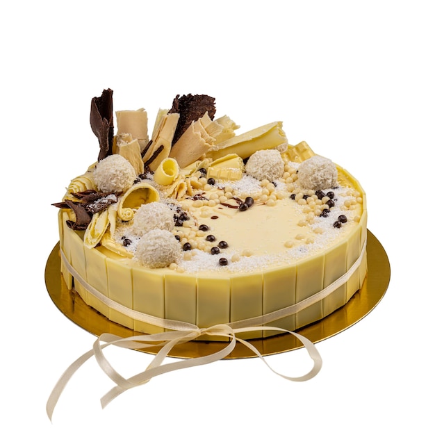 White chocolate cake