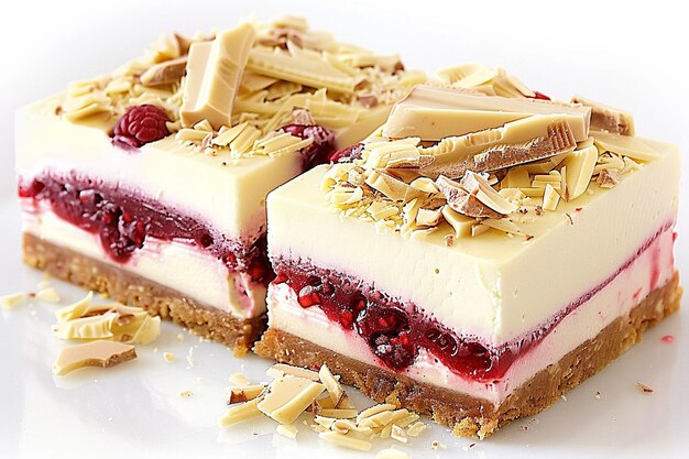 White chocolate raspberry cheesecake