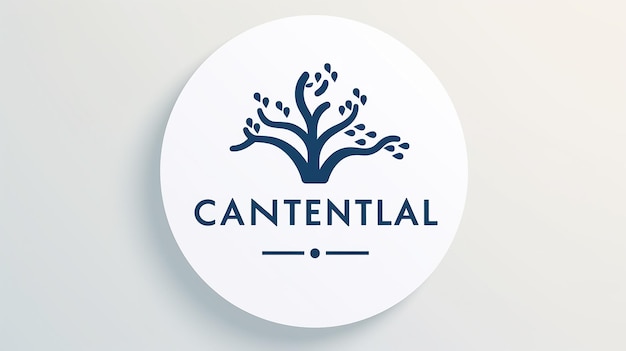 칸타 (canta) 라고 쓰여진 나무가 있는 색 원