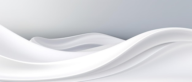 White clean abstract background banner