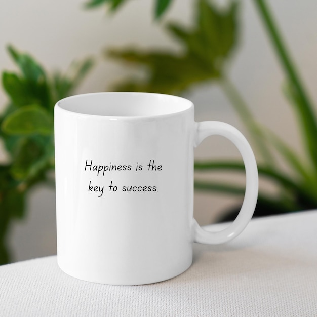 White Clean Coffee Mug Mockup